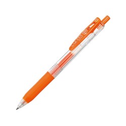 Zebra Гел ролер Sarasa Clip, автоматичен, 0.5 mm, червено-оранжев - Zebra pen