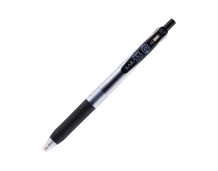 Zebra Гел ролер Sarasa Clip, автоматичен, 0.7 mm, черен