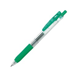 Zebra Гел ролер Sarasa Clip, автоматичен, 0.5 mm, зелен - Zebra pen