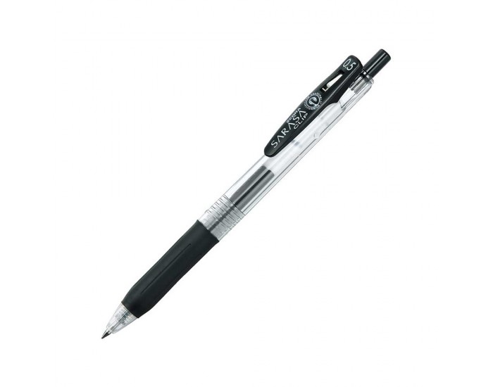 Zebra Гел ролер Sarasa Clip, автоматичен, 0.5 mm, черен