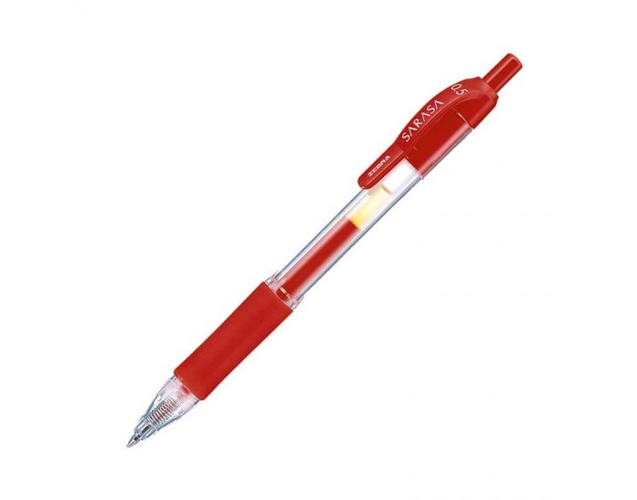 Zebra Гел ролер Sarasa Dry X20, автоматичен, 0.5 mm, червен