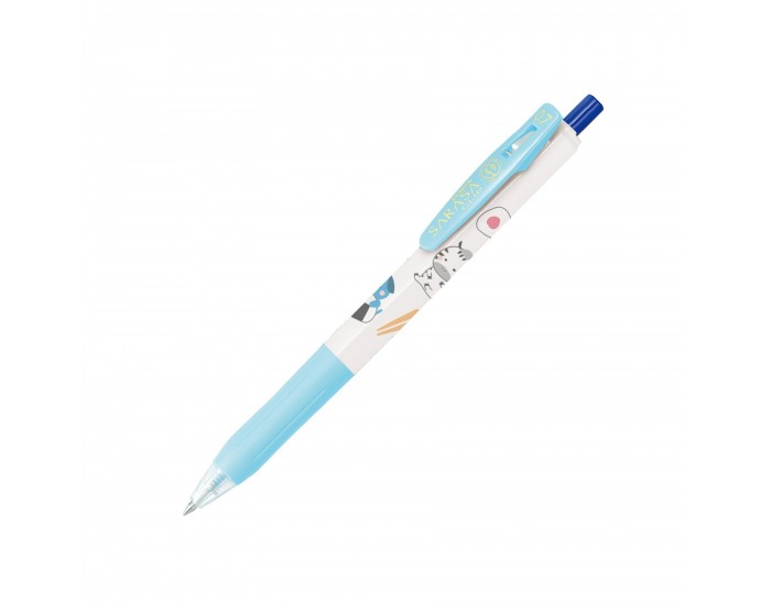 Zebra Гел ролер Sarasa Clip Kawaii, 0.7 mm, 5 броя, 4 цвята