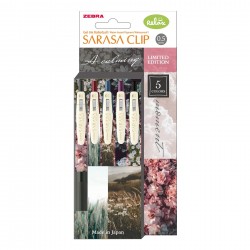Zebra Гел ролер Sarasa Clip Calming Moment, 0.5 mm, 5 цвята - Zebra pen