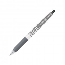 Zebra Гел ролер Pastel Stripes, 0.7 mm, черен - Zebra pen
