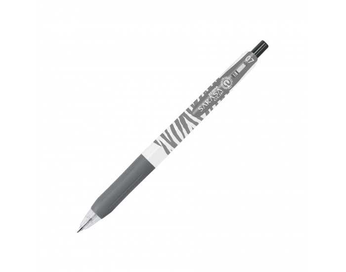 Zebra Гел ролер Pastel Stripes, 0.7 mm, черен
