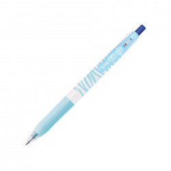Zebra Гел ролер Pastel Stripes, 0.7 mm, син - Zebra pen