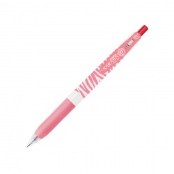 Zebra Гел ролер Pastel Stripes, 0.7 mm, червен - Zebra pen