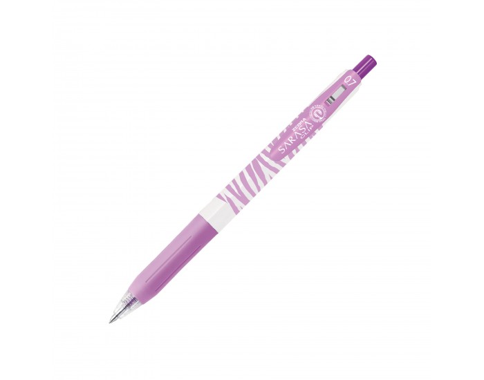 Zebra Гел ролер Pastel Stripes, 0.7 mm, лилав