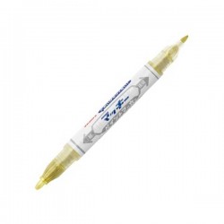 Zebra Тънкописец Mckie Paint Extra Fine, перманентен, двоен, 0.7-1.2 mm, златист - Zebra pen