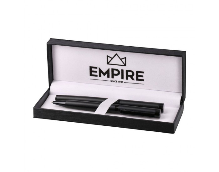 Комплект химикалка и писалка Empire Elkano, черни