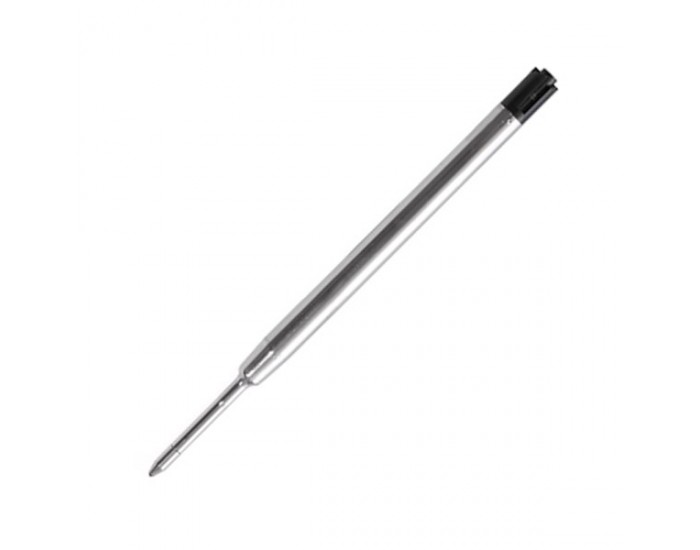 Office 1 Пълнител за химикалка, тип Parker, метален, 0.5 mm, черен