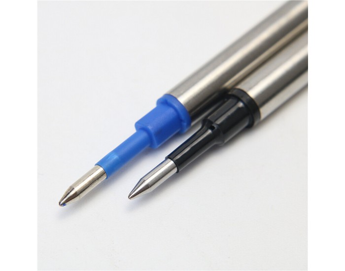 Office 1 Пълнител за ролер, тип Parker, метален, 0.5 mm, черен
