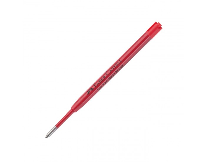 Faber-Castell Пълнител за гел химикалка G2, M, червен