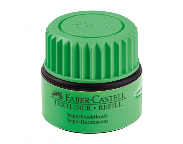 Faber-Castell Мастилница за текст маркер, 25 ml, зелена