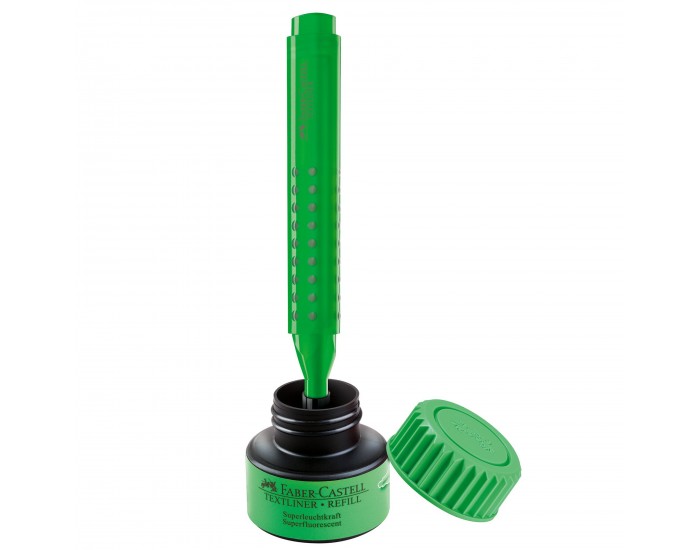Faber-Castell Мастилница за текст маркер, 25 ml, зелена