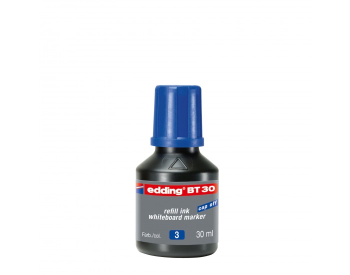 Edding Мастило за маркер за бяла дъска BT30, 30 ml, синьо