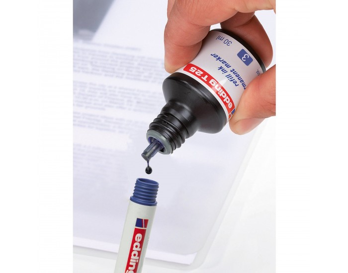 Edding Мастило за маркер за бяла дъска BT30, 30 ml, синьо