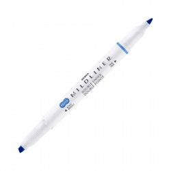 Zebra Текст маркер Mildliner Cool & Refined, двоен, тъмносин - Zebra pen