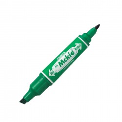 Zebra Перманентен маркер Hi-Mckie, двоен, 2-4 mm, зелен - Zebra pen