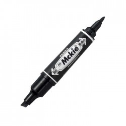 Zebra Перманентен маркер Hi-Mckie, двоен, 2-4 mm, черен - Zebra pen