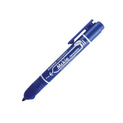 Zebra Перманентен маркер Mckie Retractable, автоматичен, 1.3 mm, син - Zebra pen