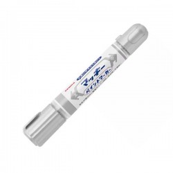 Zebra Перманентен маркер Mckie Extra Bold, двоен, 2-8 mm, сребрист - Zebra pen