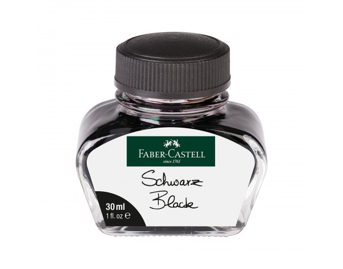 Faber-Castell Мастило за писалка, 30 ml, черно