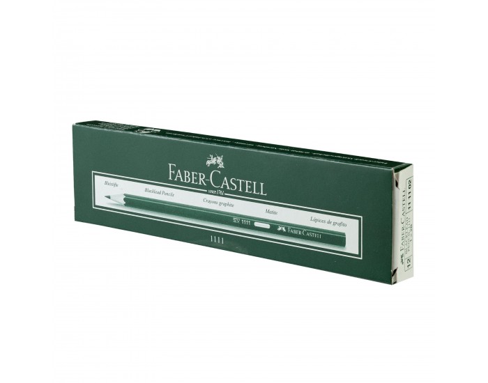 Faber-Castell Молив 1111, чернографитен, 2B, 12 броя