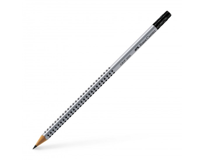 Faber-Castell Молив Grip 2001, чернографитен, HB, с гума