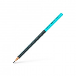 Faber-Castell Молив Grip 2001 Two Tone, черен и тюркоаз - Моливи и Аксесоари