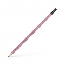 Faber-Castell Молив Grip 2001, чернографитен, B, с гума, розов - Моливи и Аксесоари