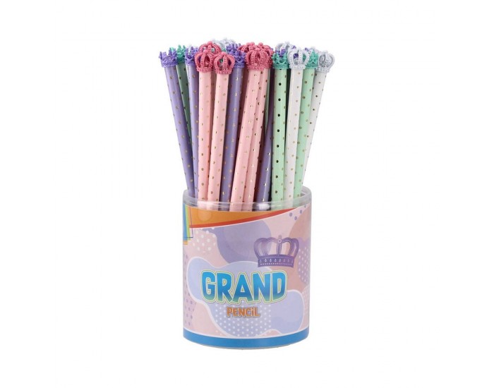 Молив Sazio Grand, HB, с корона, асорти