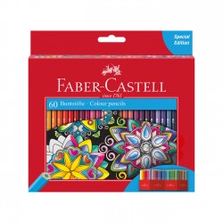 Faber-Castell Цветни моливи Замък, 60 цвята - Моливи и Аксесоари