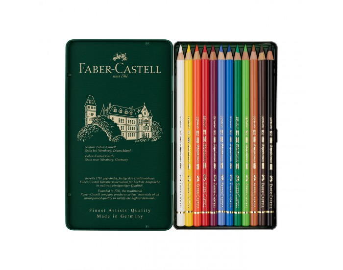 Faber-Castell Цветни моливи Polychromos, 12 цвята