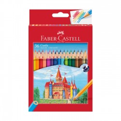Faber-Castell Цветни моливи Замък, 36 цвята - Моливи и Аксесоари