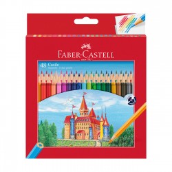Faber-Castell Цветни моливи Замък, 48 цвята - Моливи и Аксесоари