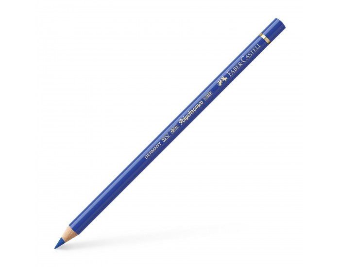 Faber-Castell Цветен молив Polychromos, № 143, син кобалт