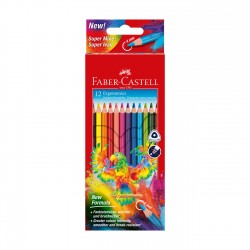 Faber-Castell Цветни моливи Triangular, 12 цвята - Моливи и Аксесоари
