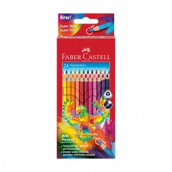 Faber-Castell Цветни моливи Triangular, 24 цвята - Моливи и Аксесоари