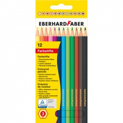 Eberhard Faber Цветни моливи, 12 цвята - Моливи и Аксесоари