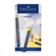Faber-Castell Цветни моливи Goldfaber, 12 цвята, в метална кутия