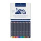 Faber-Castell Цветни моливи Goldfaber, 24 цвята, в метална кутия