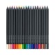 Faber-Castell Цветни моливи Black Edition, 24 цвята