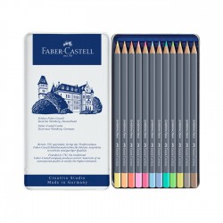 Faber-Castell Моливи Goldfaber Aqua, 12 пастелни цвята - Моливи и Аксесоари
