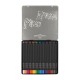 Faber-Castell Моливи Black Edition, 24 цвята, в метална кутия
