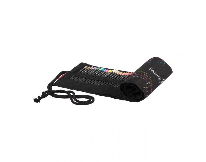 Faber-Castell Моливи Black Edition, на руло, 72 цвята