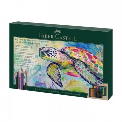 Faber-Castell Комплект моливи Albrecht Durer и тънкописци Pitt, 46 части - Моливи и Аксесоари