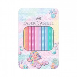 Faber-Castell Моливи Sparkle Jumbo, 10 пастелни цвята - Моливи и Аксесоари