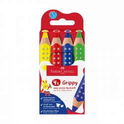 Faber-Castell Молив Grippy, 4 цвята - Моливи и Аксесоари