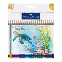 Faber-Castell Моливи Goldfaber Aqua Tropical, 24 цвята - Моливи и Аксесоари